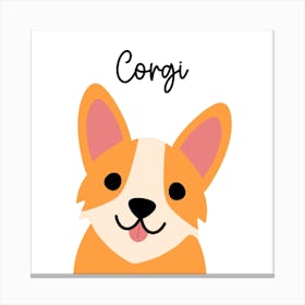 Corgi Canvas Print