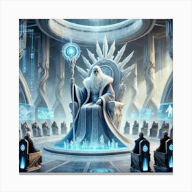 Elder Glacius Wisdom Canvas Print