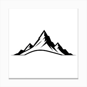 Mountain Silhouette Canvas Print