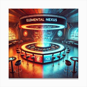 Elemental Nexus Bar Canvas Print