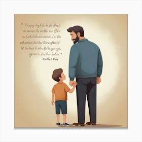 Father is great Canvas Print