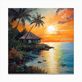 Caribbean Hues Canvas Print