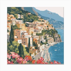 Beaches of Switzerland Print Canvas Print