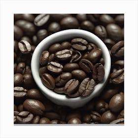 Coffee Beans 201 Canvas Print