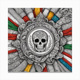 Skull Of Mexico Canvas Print