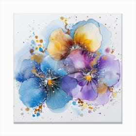 Pansies 3 Canvas Print