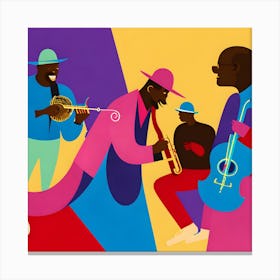Jazz Musicians 3 Canvas Print