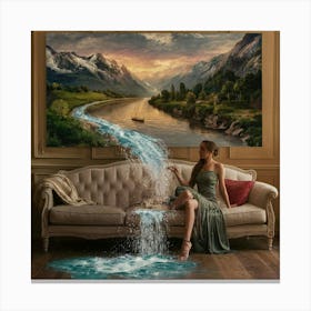 Waterfall 5 Canvas Print