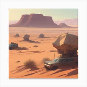 Desert Landscape 89 Canvas Print