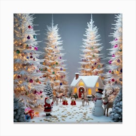 Christmas Scene 1 Canvas Print