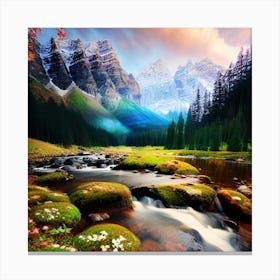 Mountain Stream 3 Canvas Print