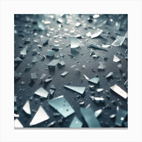 Shattered Glass 21 Canvas Print