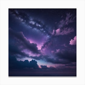 Dreamy Night Sky Canvas Print