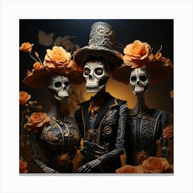 Day Of The Dead 11 Canvas Print