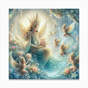 Angels And Fairies Canvas Print