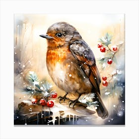 Avian Mystique Enigmatic Bird Canvas Print