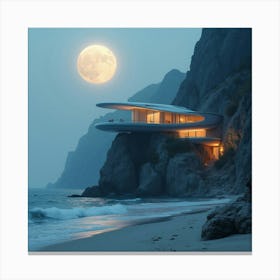 House On The Beach 13 Canvas Print