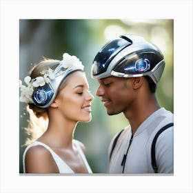 Futuristic Couple 143 Canvas Print