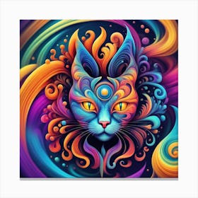 Magical Cat 1 Canvas Print