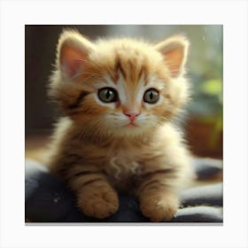 Cute Kitten 2 Canvas Print