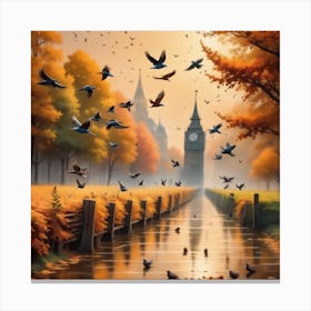 Autumn In London 1 Canvas Print