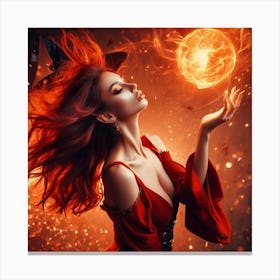 Red Rage Canvas Print