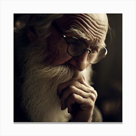 Old Man With Beard 1 Canvas Print