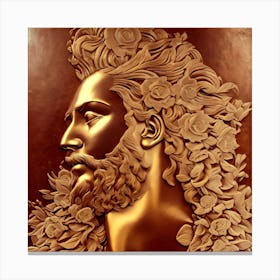 Copper Work God Of Love Canvas Print