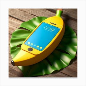 Banana Phone Canvas Print