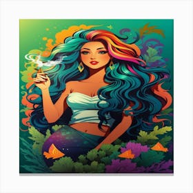 Mermaid Canvas Print