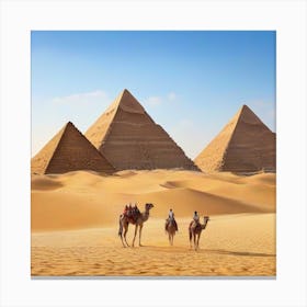 Pyramids Of EGYPT Canvas Print