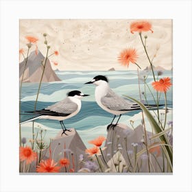 Bird In Nature Common Tern 3 Canvas Print