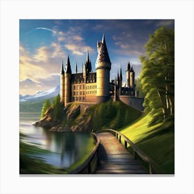 Harry Potter Castle 10 Canvas Print