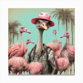 Ostriches 2 Canvas Print