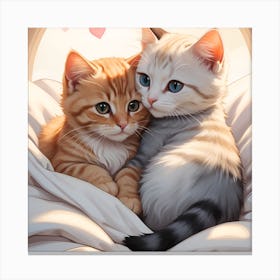 Cute Kittens 1 Canvas Print