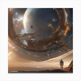 Time curve Canvas Print