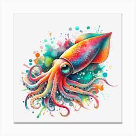 Squid Canvas Print