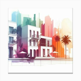 Cityscape 31 Canvas Print