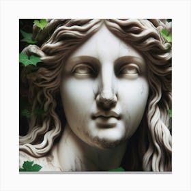 Head Of A Goddess Canvas Print