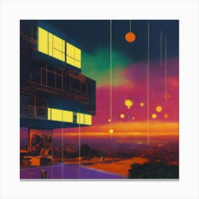 1990s Laid Back Experimental Electronic Music (3) Canvas Print