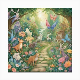 Fairy Garden 6 Canvas Print