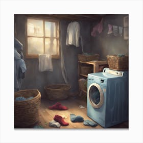 Laundry Room 8 Canvas Print