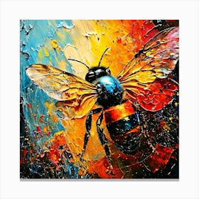 Bee Painting 1 Canvas Print