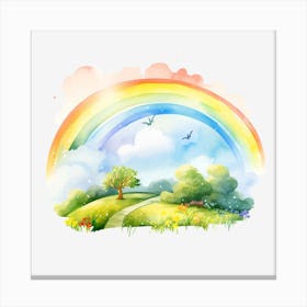 Rainbow In The Sky Canvas Print