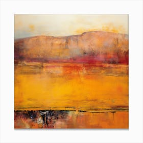 Desert - Abstract Painting 1 Canvas Print