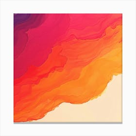 Abstract Watercolor Painting 19 Canvas Print