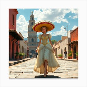 Tangled In Mexico Canvas Print