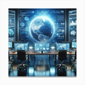 Computer Room 1 Canvas Print