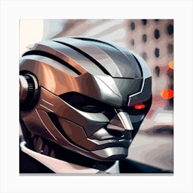 Suit Robot fantasy Canvas Print