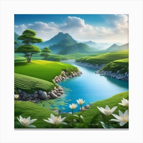 Landscape Wallpaper 7 Canvas Print